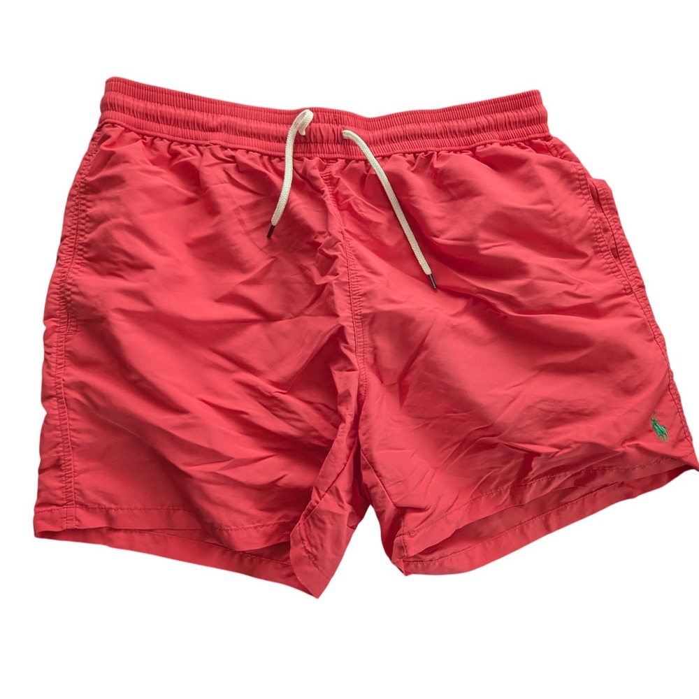 POLO Ralph Lauren Swimwear Swim Trunks Green‎ Pony Logo Preppy Mens Size XL/TG